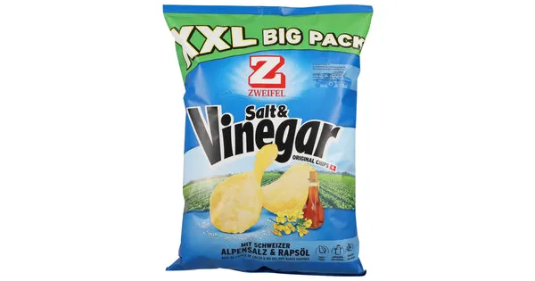 Zweifel Chips Salt & Vinegar Big Pack XXL Coop ab 01.08.2023