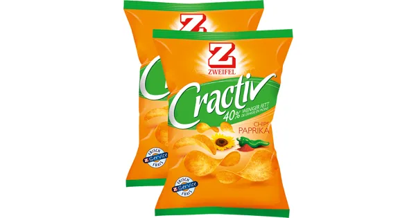 Zweifel Cractiv Chips Paprika 20 Rabatt Denner ab 08.08.2017