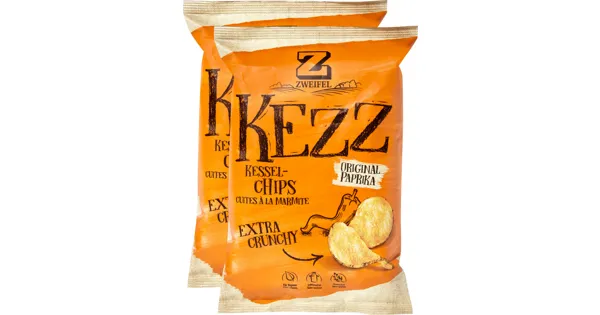 Zweifel Kezz Extra Crunchy Chips Paprika 25 Rabatt Denner ab 18.
