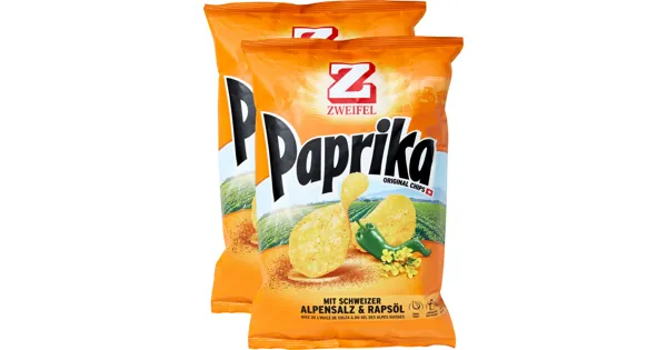 Zweifel Original Chips Paprika 24 Rabatt Denner ab 19.04.2022